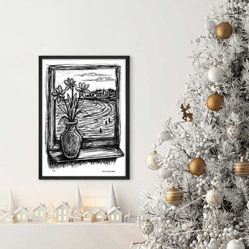 Bondi Beach Through the Window (Giclee Canvas Print)