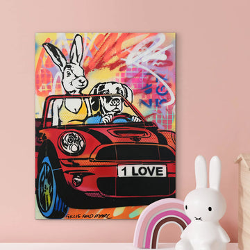 Breaking the Speed Limit (Original Painting)