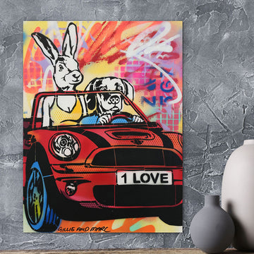 Breaking the Speed Limit (Original Painting)