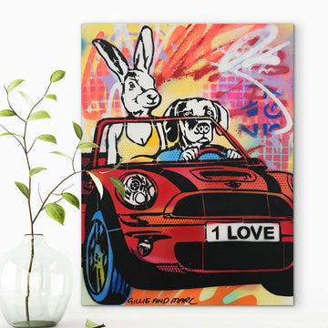 Breaking the Speed Limit (Original Painting)