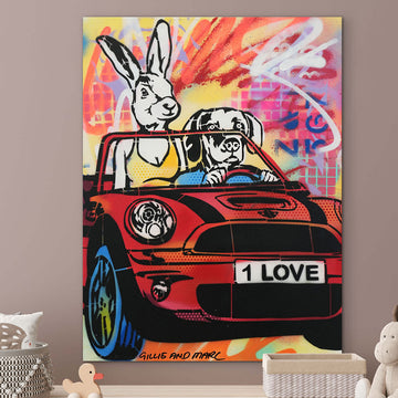 Breaking the Speed Limit (Original Painting)