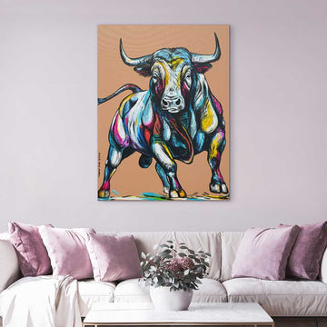 Bull Hero (Original Painting)