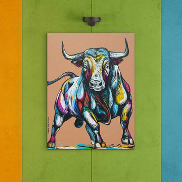 Bull Hero (Original Painting)