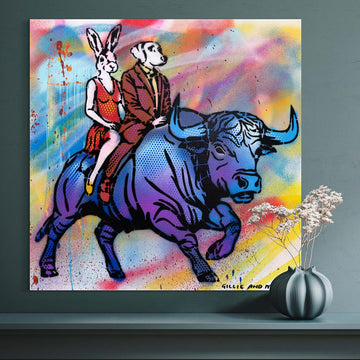 Bull Time (Original Painting)
