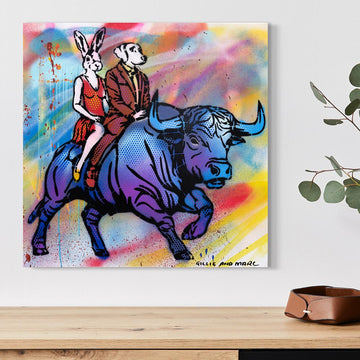 Bull Time (Original Painting)