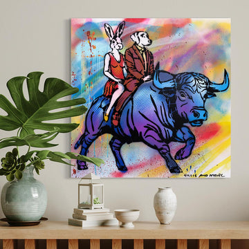 Bull Time (Original Painting)