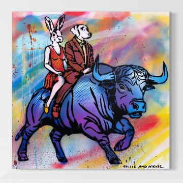 Bull Time (Original Painting)