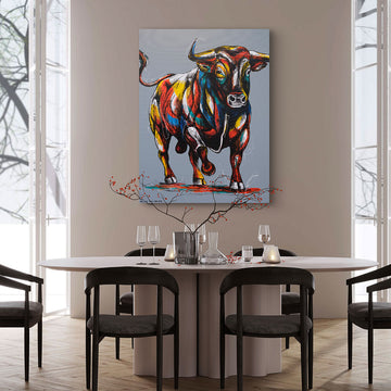 Bull Wins It All (Original Painting)