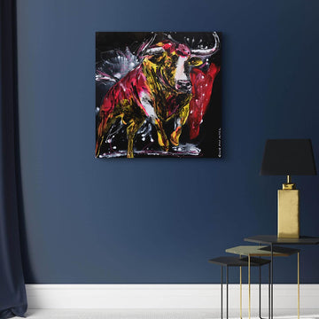 Bull of Courage and Love (Original Painting)