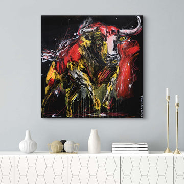 Bull of Resilience (Original Painting)