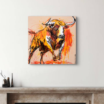 Bull of Wisdom (Original Painting)