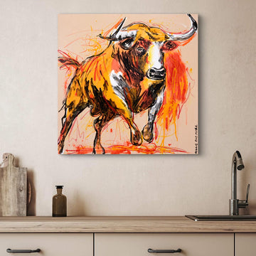 Bull of Wisdom (Original Painting)