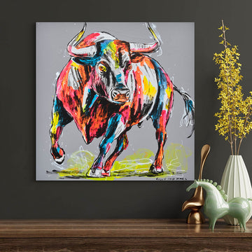 Bull Time (Original Painting)