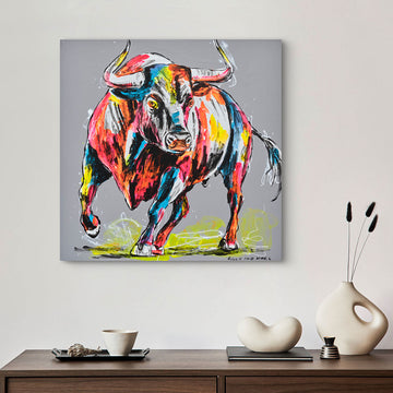 Bull Time (Original Painting)