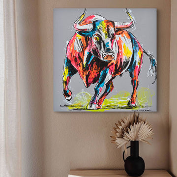 Bull Time (Original Painting)