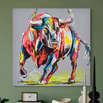 Bull Time (Original Painting)