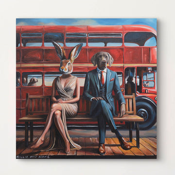 Bus Stop (Original Painting)