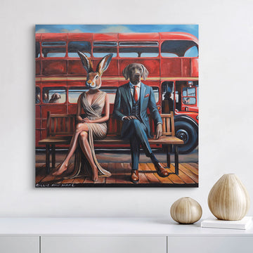 Bus Stop (Original Painting)