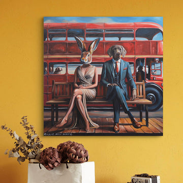 Bus Stop (Original Painting)