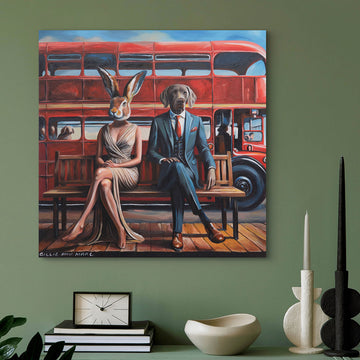 Bus Stop (Original Painting)