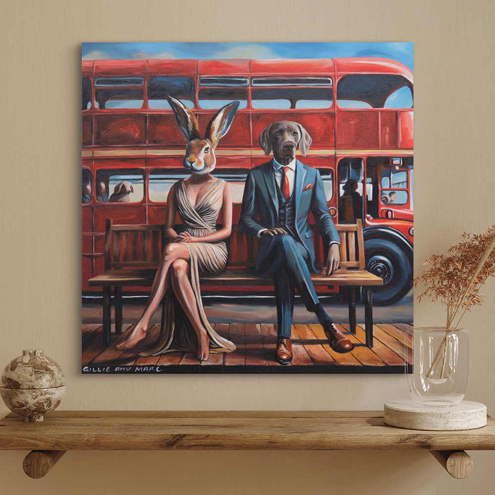 Bus Stop (Original Painting) – Gillie and Marc®