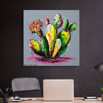 Cactus Victory (Original Painting)