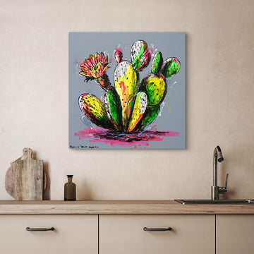 Cactus Victory (Original Painting)