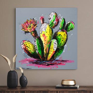 Cactus Victory (Original Painting)