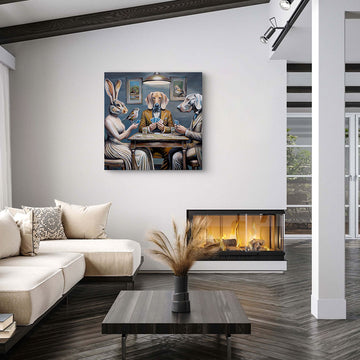 Cards for Three (Original Painting)