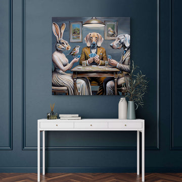 Cards for Three (Original Painting)