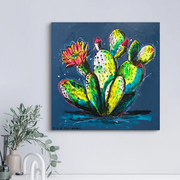 Cactus Beauty (Original Painting)