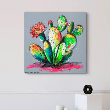 Cactus Happiness (Original Painting)