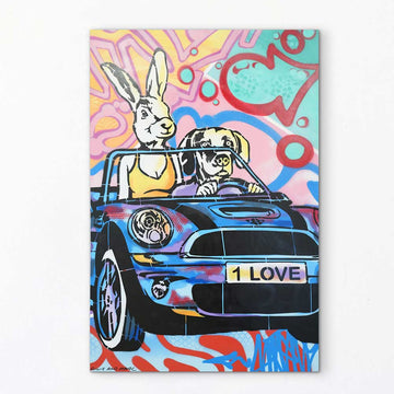 Car Lovers (Original Painting)