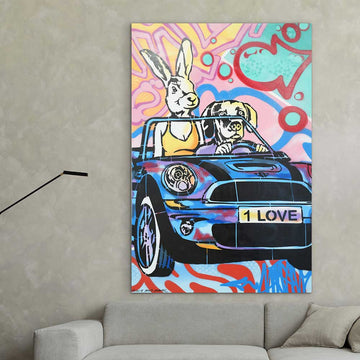 Car Lovers (Original Painting)