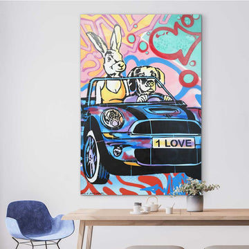 Car Lovers (Original Painting)