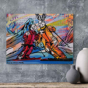 Carving Through Clouds (Original Painting)