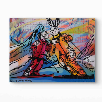 Carving Through Clouds (Original Painting)