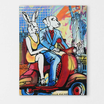 Catch Me If You Can (Original Painting)