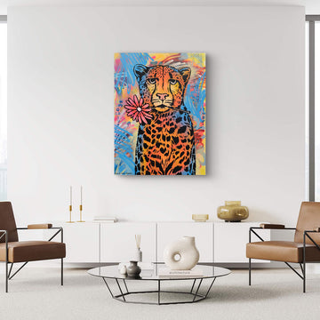 Cheetah Is Looking Good (Original Painting)