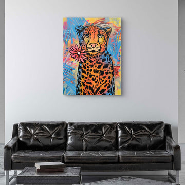 Cheetah Is Looking Good (Original Painting)