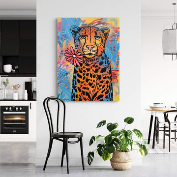 Cheetah Is Looking Good (Original Painting)