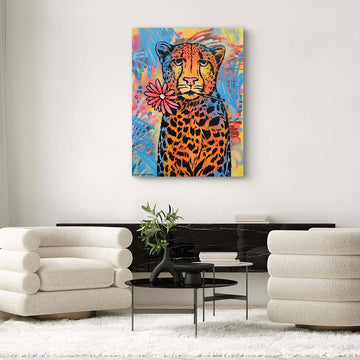 Cheetah Is Looking Good (Original Painting)