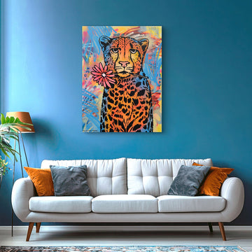 Cheetah Is Looking Good (Original Painting)