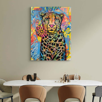 Cheetah Looks Pretty (Original Painting)
