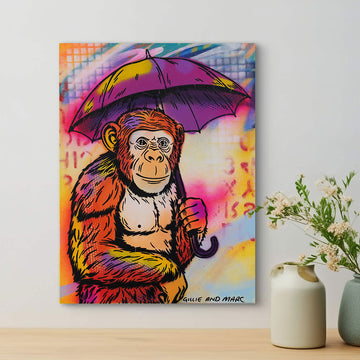 Chimp Day (Original Painting)