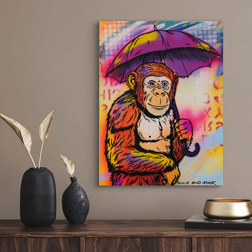 Chimp Day (Original Painting)