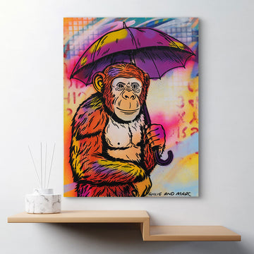 Chimp Day (Original Painting)