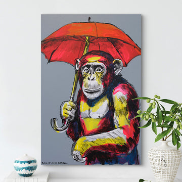 Chimp Heaven (Original Painting)