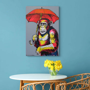 Chimp Heaven (Original Painting)