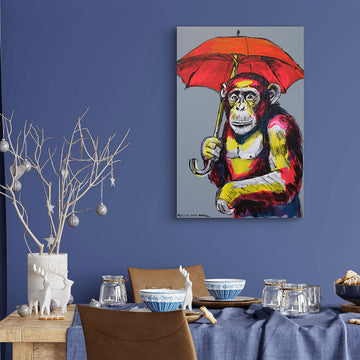 Chimp Heaven (Original Painting)